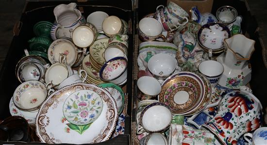 2 boxes decorative china